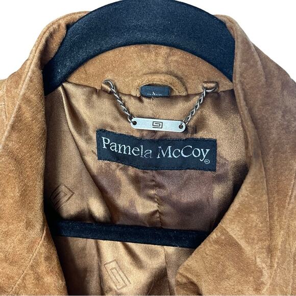 Pamela McCoy Western Fringed Suede Jacket, Copper, Cowboy Carter, Festival, L - Picture 5 of 12